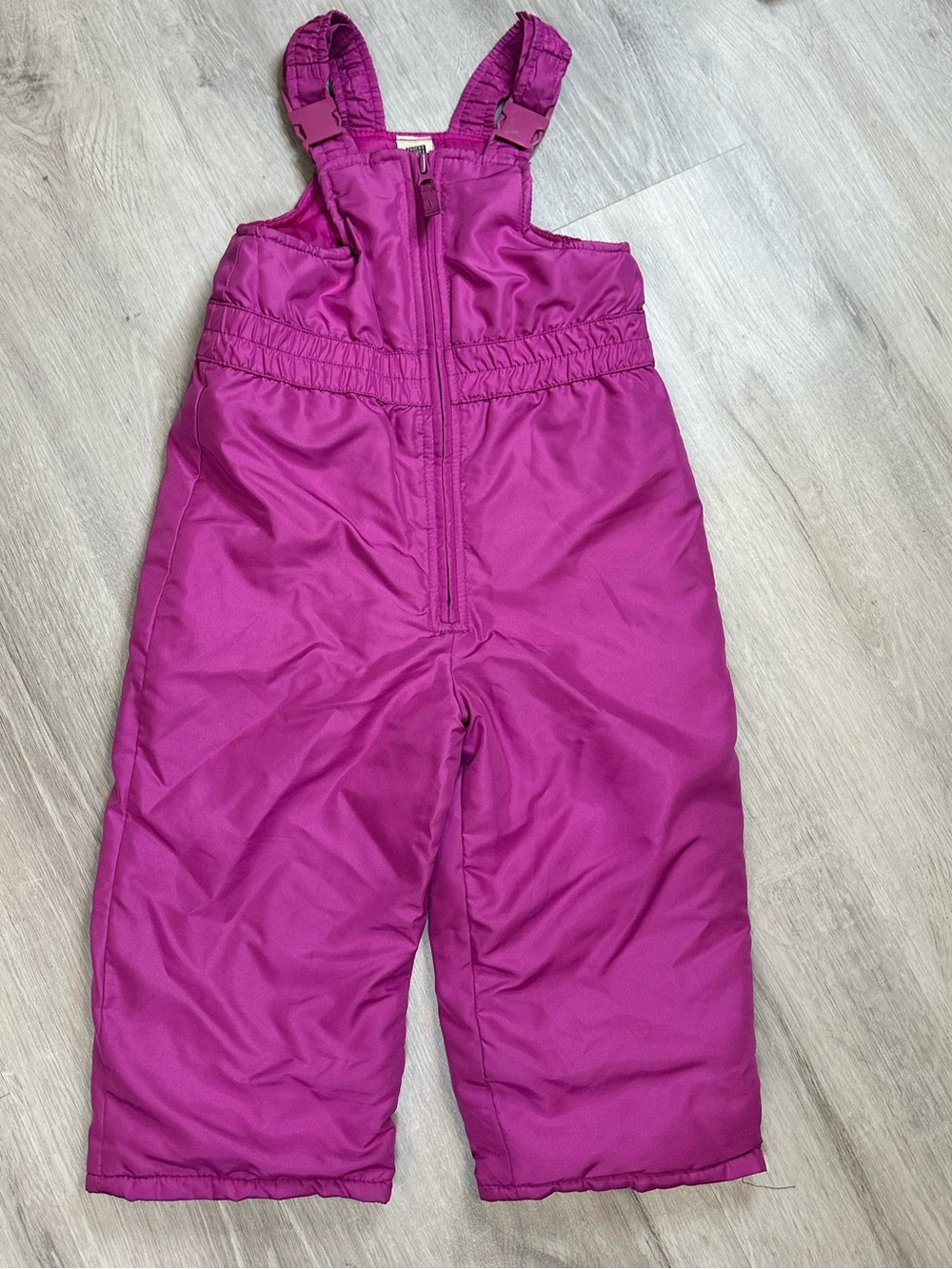 Faded Glory - Magenta Kids Snow Overalls - 3T